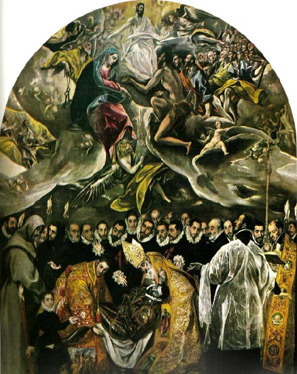 El Greco burial of count orgaz France oil painting art